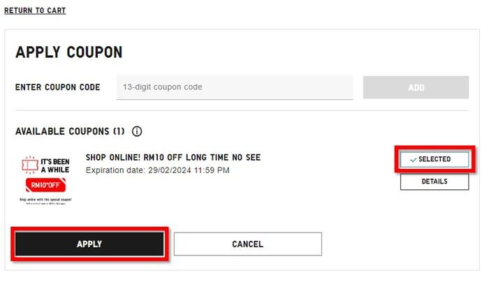 Coupon system