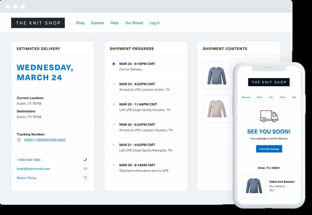 Order tracking